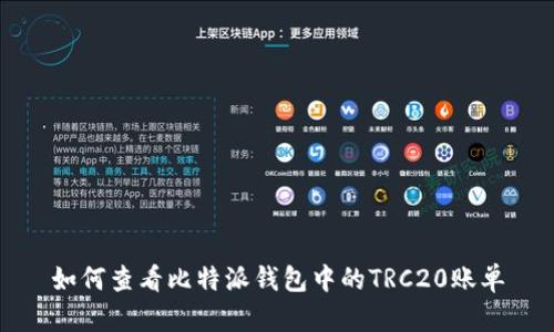 如何查看比特派钱包中的TRC20账单