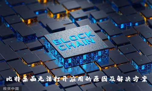 比特桌面无法打开应用的原因及解决方案