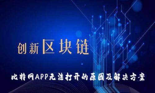 比特网APP无法打开的原因及解决方案